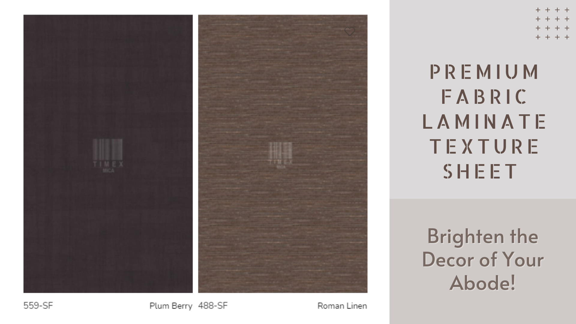 Premium Fabric Laminate Texture Sheet - Brighten the Decor of Your Abode!